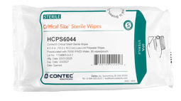Contec Critical Site Sterile Wipes