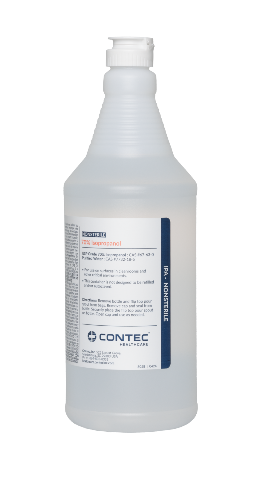 Contec Nonsterile 70% Isopropanol