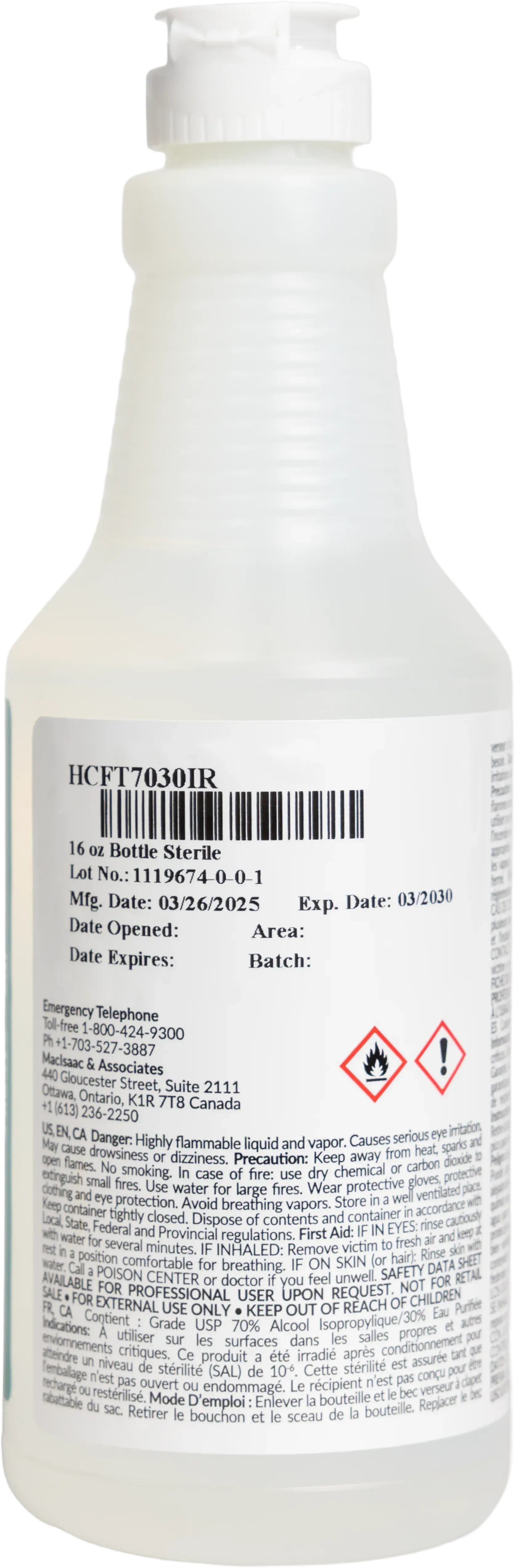Contec Sterile 70% Isopropanol-2