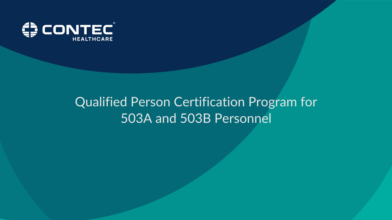 Image of Qualified Person Certification Program for 503A and 503B Personnel