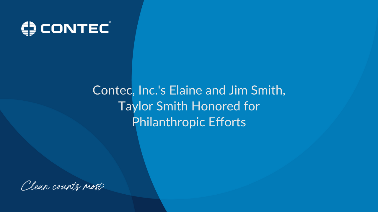 Image of Contec, Inc.'s Elaine and Jim Smith, Taylor Smith Honored for Philanthropic Efforts