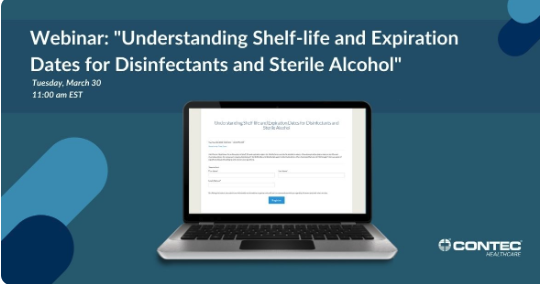 Image of Webinar: Understanding Shelf-life and Expiration Dates for Disinfectants and Sterile Alcohol