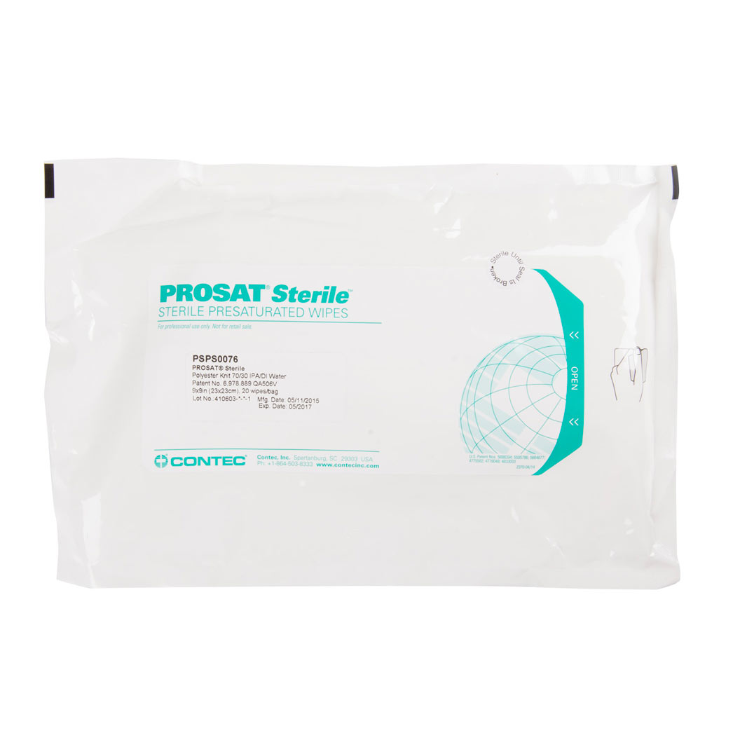 Sterile PROSAT Knit Wipes-1