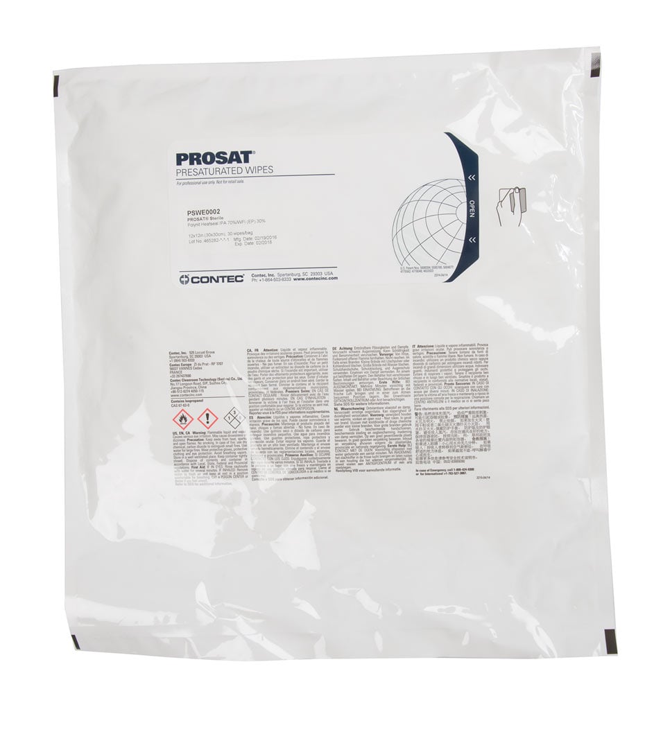 PROSAT Sterile™ Low Endotoxin Wipes-2